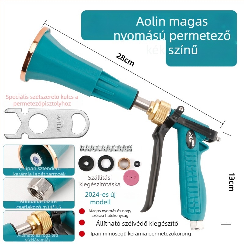 Aolin ötvözet spraypisztoly dózisos funkcióval, otthoni kertészkedéshez és mezőgazdasági felhasználásra