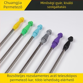 Kibővíthető permetező kar mezőgazdasági permetezőhöz, rozsdamentes acél és műanyag, állítható kivitel