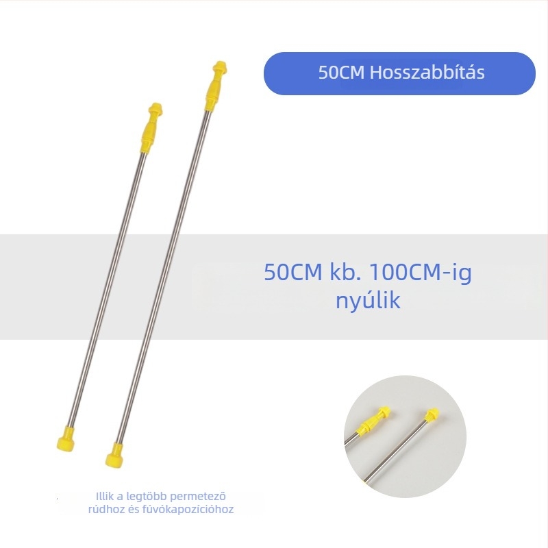 Kibővíthető permetező kar mezőgazdasági permetezőhöz, rozsdamentes acél és műanyag, állítható kivitel