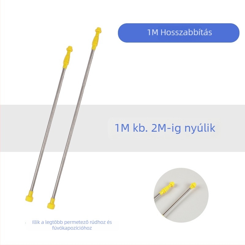 Kibővíthető permetező kar mezőgazdasági permetezőhöz, rozsdamentes acél és műanyag, állítható kivitel