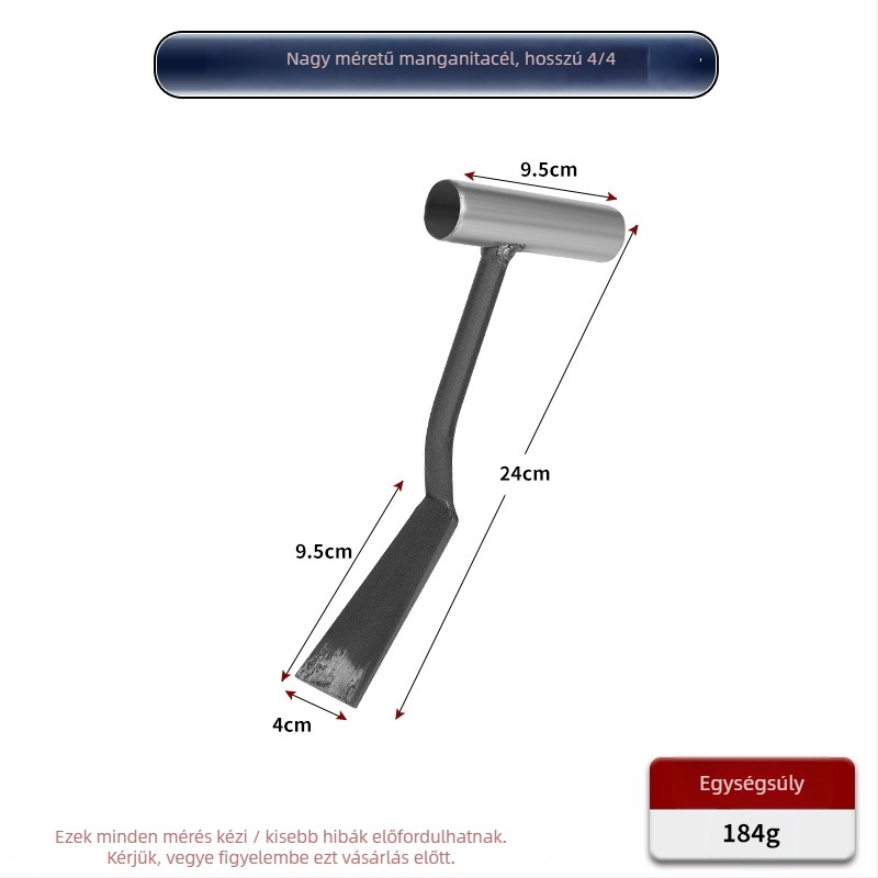Kertészeti ásó, mangán acél, mezőgazdasági használat, eredet Shandong, Kína, márka Temporary
