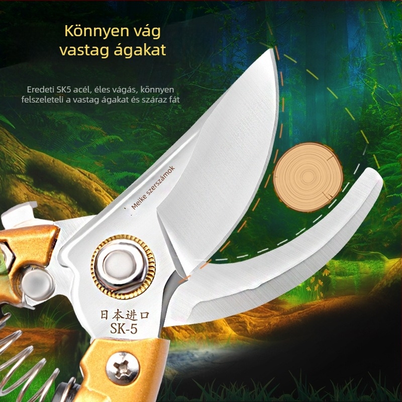 MYTEC Kertészeti metszőolló gyümölcsfákhoz – könnyű használat, ágak vágása, virágápolási eszköz