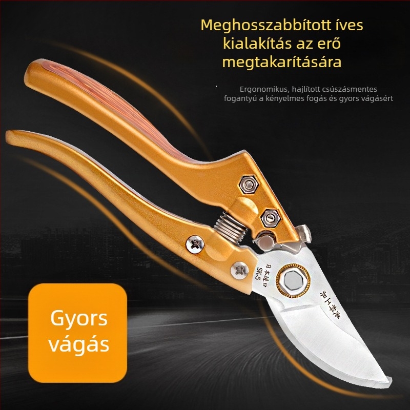 MYTEC Kertészeti metszőolló gyümölcsfákhoz – könnyű használat, ágak vágása, virágápolási eszköz