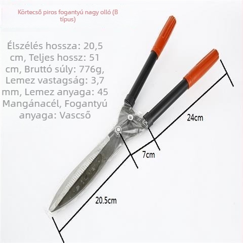 Kertészeti metszoolló és sövényvágó vastag ágakhoz és gyümölcsfákhoz