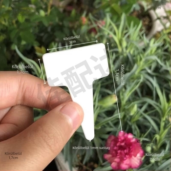 Szukkulensek címke – műanyag jelölőcímke, T-típus, 1-típus, Kód: Jeye5gfz