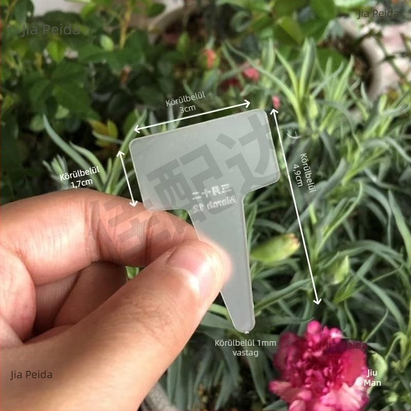 Szukkulensek címke – műanyag jelölőcímke, T-típus, 1-típus, Kód: Jeye5gfz