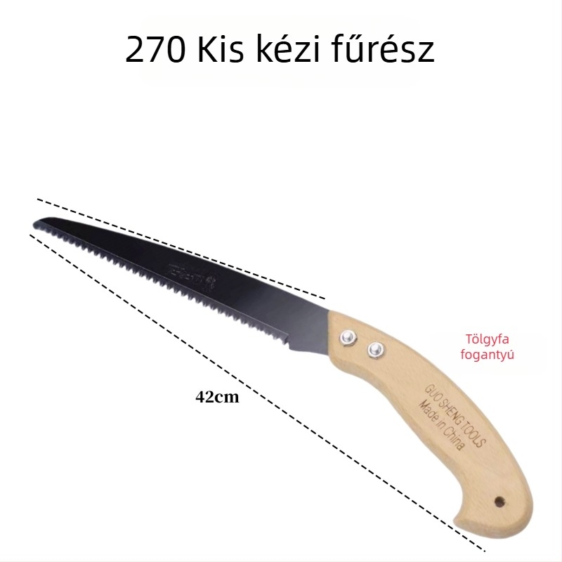 Clever Helper 270-es modell kézi fűrész faipari munkákhoz és gyümölcságak metszéséhez