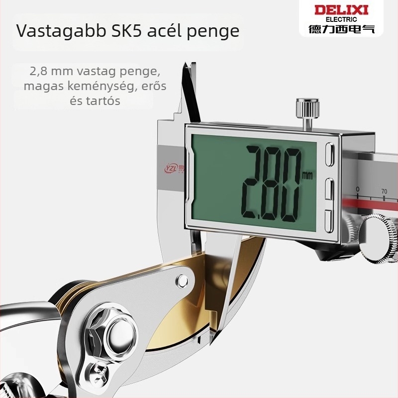 Delixi elektromos metszőolló virág- és gyümölcsfa oltásához, kerti metsző szerszám, munkaerő-megtakarítás