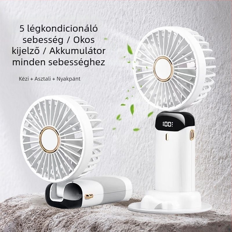 Kézi ventilátor, háromrészes készlet, műanyag test, ventillátor alakú fúvóka, kézi áramlásszabályozás, otthoni kertészkedésre