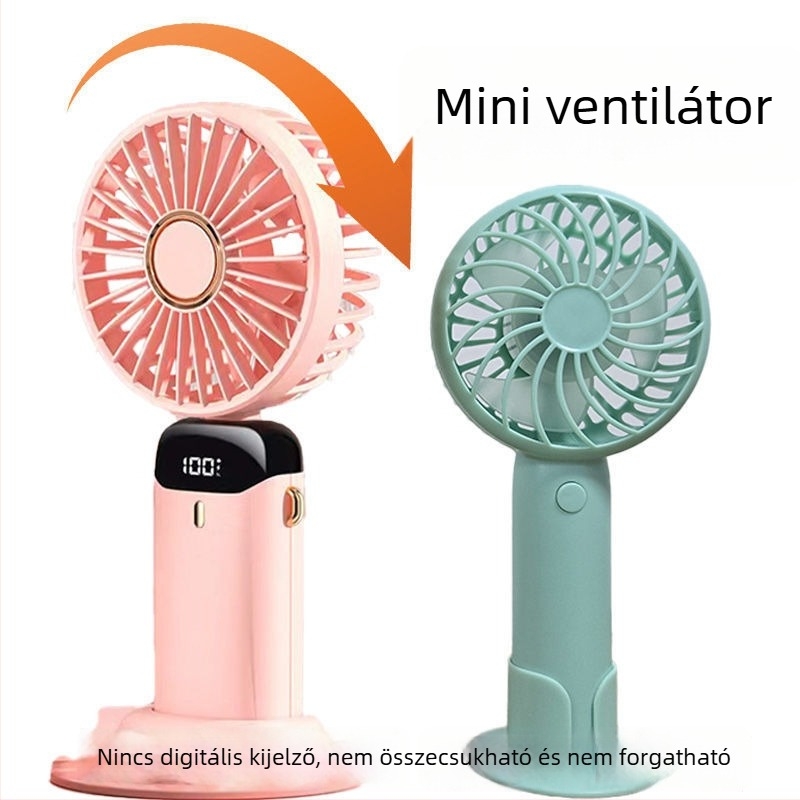 Kézi ventilátor, háromrészes készlet, műanyag test, ventillátor alakú fúvóka, kézi áramlásszabályozás, otthoni kertészkedésre