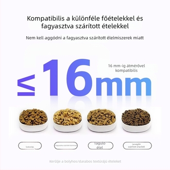Okos automata etető kutyáknak és macskáknak időzített adagokkal és Wi-Fi távvezérléssel