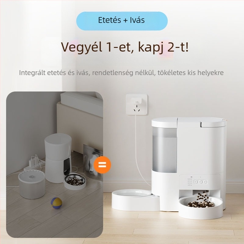 Dudupet automata etető- és vízadagoló macskáknak és kutyáknak