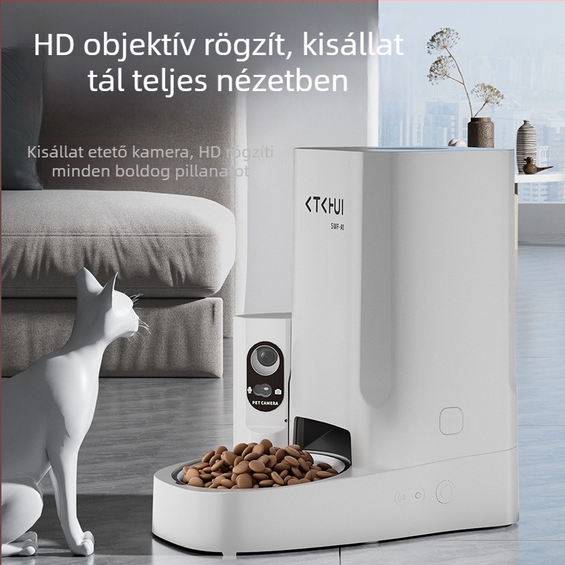 Intelligens automata etető macskáknak és kutyáknak