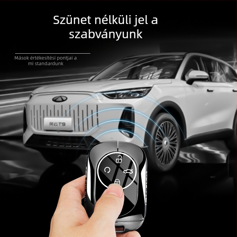 Chery Fengyun T9/T10 kulcsfedél — cinkötvözet, magas színvonalú fém burkolat