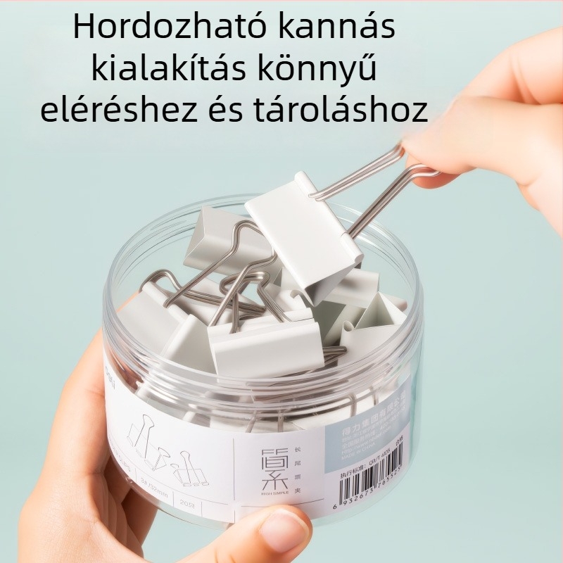 Fém dokumentumklipsz – kézi főkönyv klip, Deli group