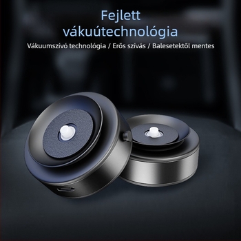 Autós telefontartó – kétoldali vákuumos töltőtartó, mágneses rögzítés, univerzális kialakítás, testreszabás támogatott
