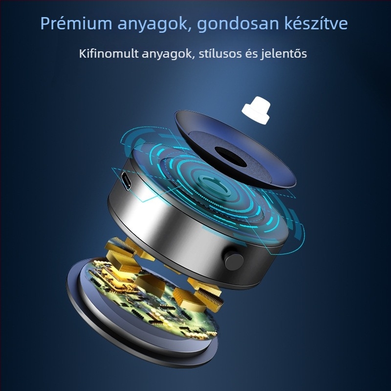 Autós telefontartó – kétoldali vákuumos töltőtartó, mágneses rögzítés, univerzális kialakítás, testreszabás támogatott