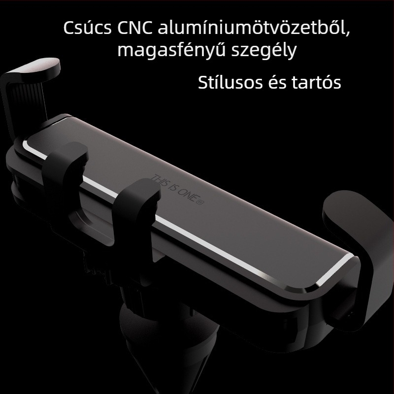 Autótelefon-tartó gravitációs rögzítéssel, légkivezetőre szerelve, univerzális kompatibilitás (2024)