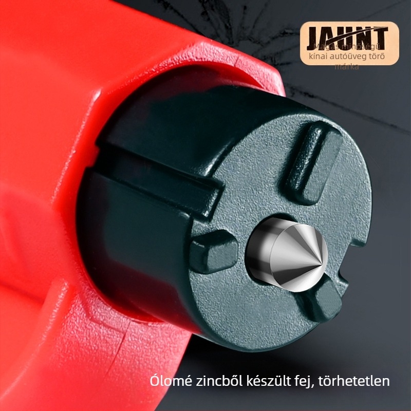 Mairichi Autóablak-törő kalapács | Anyag: ABS + volfrám acél | Súly: 0,19 kg | Többfunkciós biztonsági kalapács | Ablakot egy másodperc alatt betöri