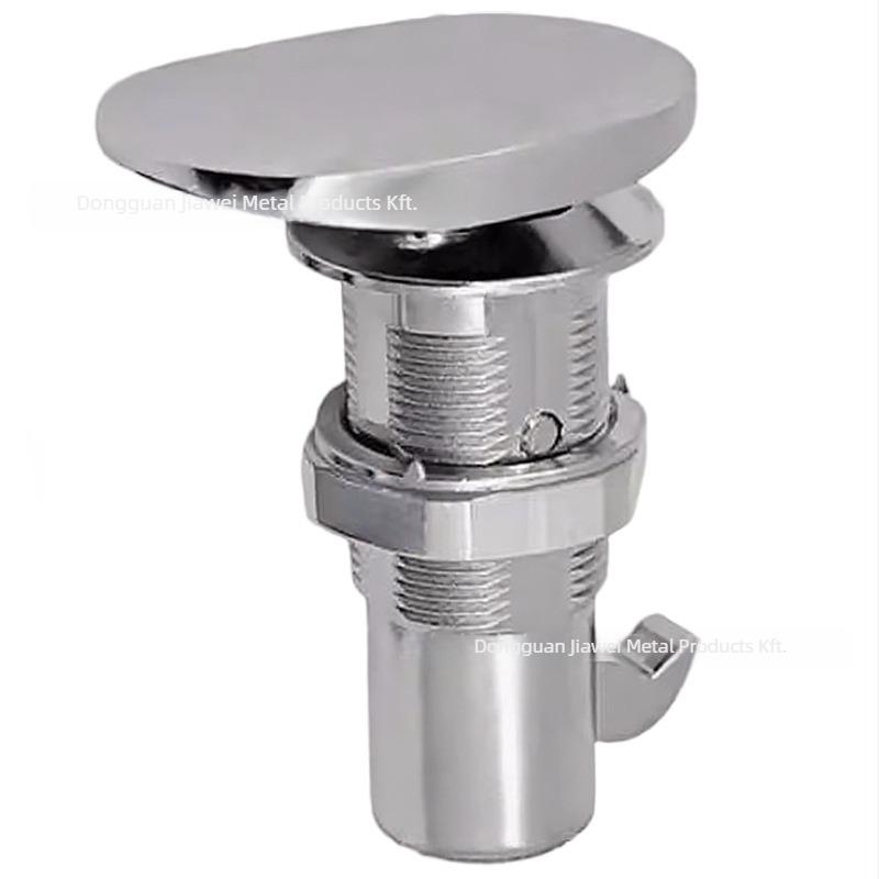 D01 Kulcs-típusú RV-zár szekrényekhez és ajtókhoz | cinkötvözet/ABS, RV szekrényekhez, felakasztott ajtókhoz és fiókokhoz, modern stílus