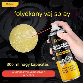 Vaj alapú kenő spray – magas hőmérséklet-tűrés, mechanikus kenés ajtózárakhoz, csapágyakhoz és fogaskerekekhez