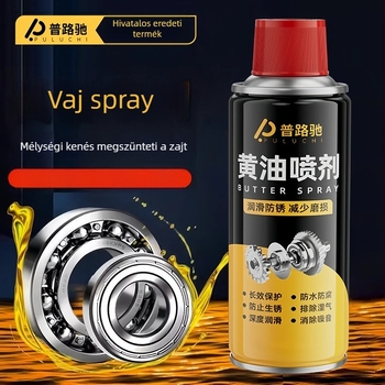 Vaj alapú kenő spray – magas hőmérséklet-tűrés, mechanikus kenés ajtózárakhoz, csapágyakhoz és fogaskerekekhez