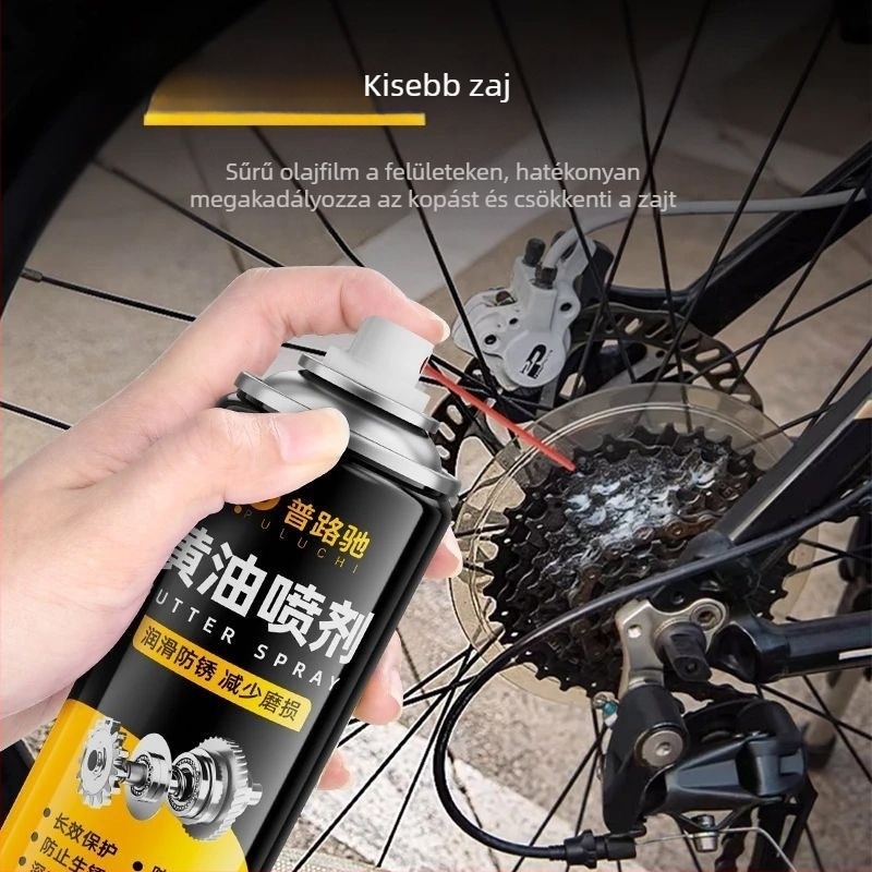 Vaj alapú kenő spray – magas hőmérséklet-tűrés, mechanikus kenés ajtózárakhoz, csapágyakhoz és fogaskerekekhez