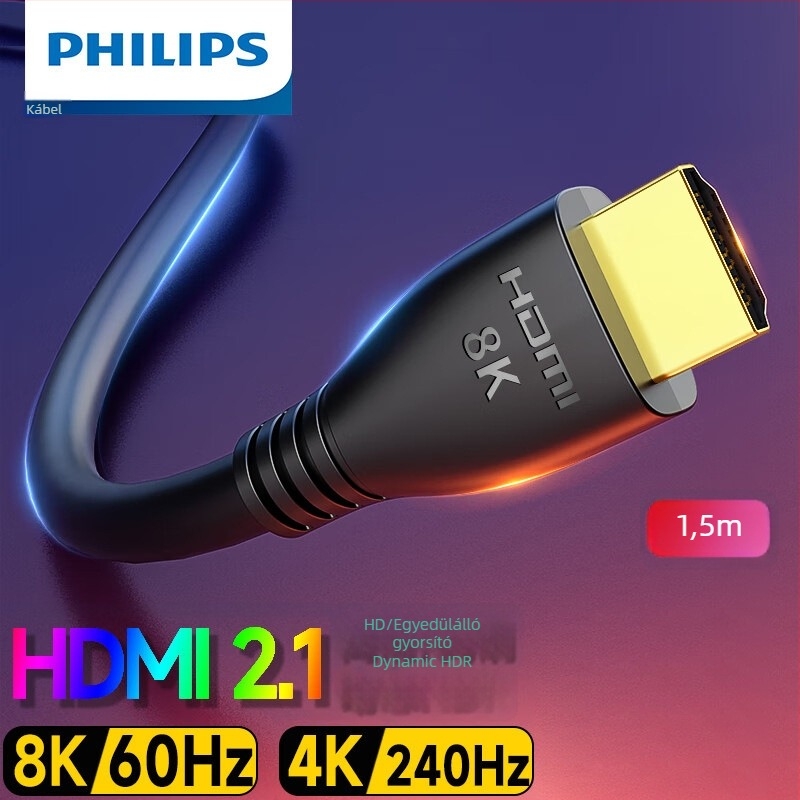 Philips HDMI kábel 2.0, 4K, 2 m, 60 Hz