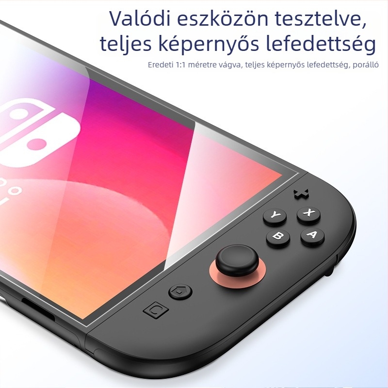 Sangesh edzett üveg képernyővédő Nintendo Switch 2-höz – teljes képernyő, HD, ujjlenyomat-mentes, ütésálló, gyors felhelyezés