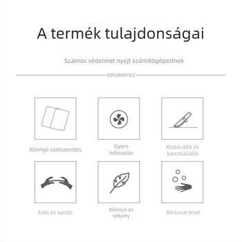 Védőtok MacBook Pro és MacBook Air számára – HRHPYM, műanyag