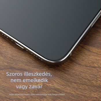 Honor Magic 8AR előlapos védőfólia – matt felület, ujjlenyomat-mentes, tükröződésgátló, karcálló