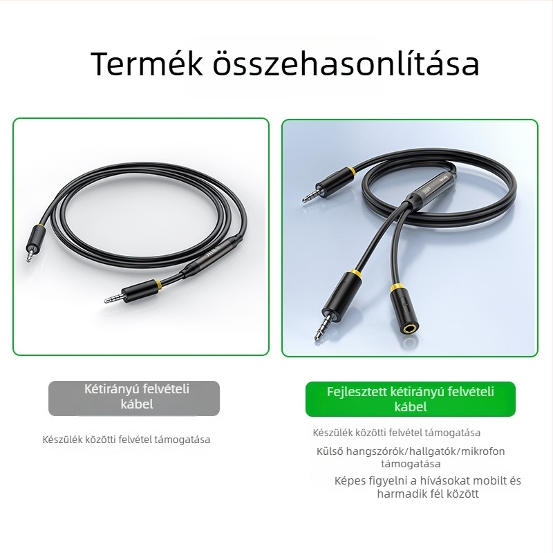 A601C Audio Line 3,5mm Réz vezető, Nikkelezett, Digitális eszközökhöz