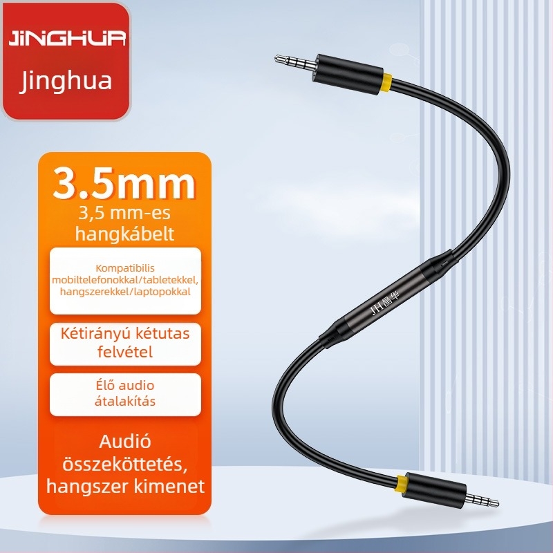 A601C Audio Line 3,5mm Réz vezető, Nikkelezett, Digitális eszközökhöz