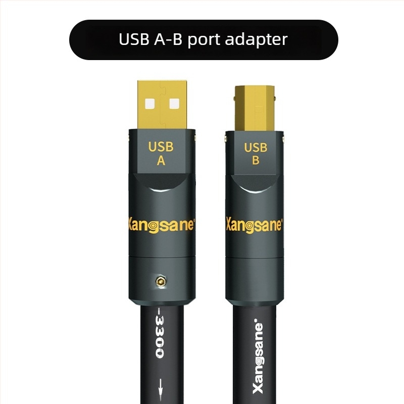 Xangsane Xiangshen 6N monokristályos réz USB hangkábel négyszögletes csatlakozóval OTG dekóderkábel