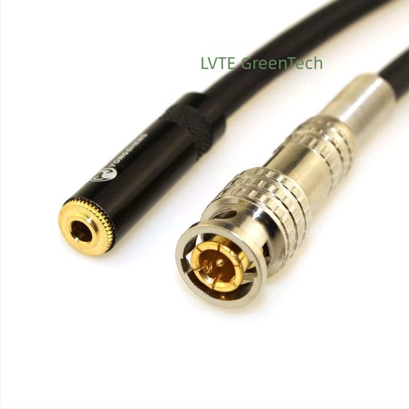 3,5 mm-es audio kábel Q9 BNC-re – adapter fejhallgatóhoz BNC DVR-hez/monitorhoz és hangszórókhoz