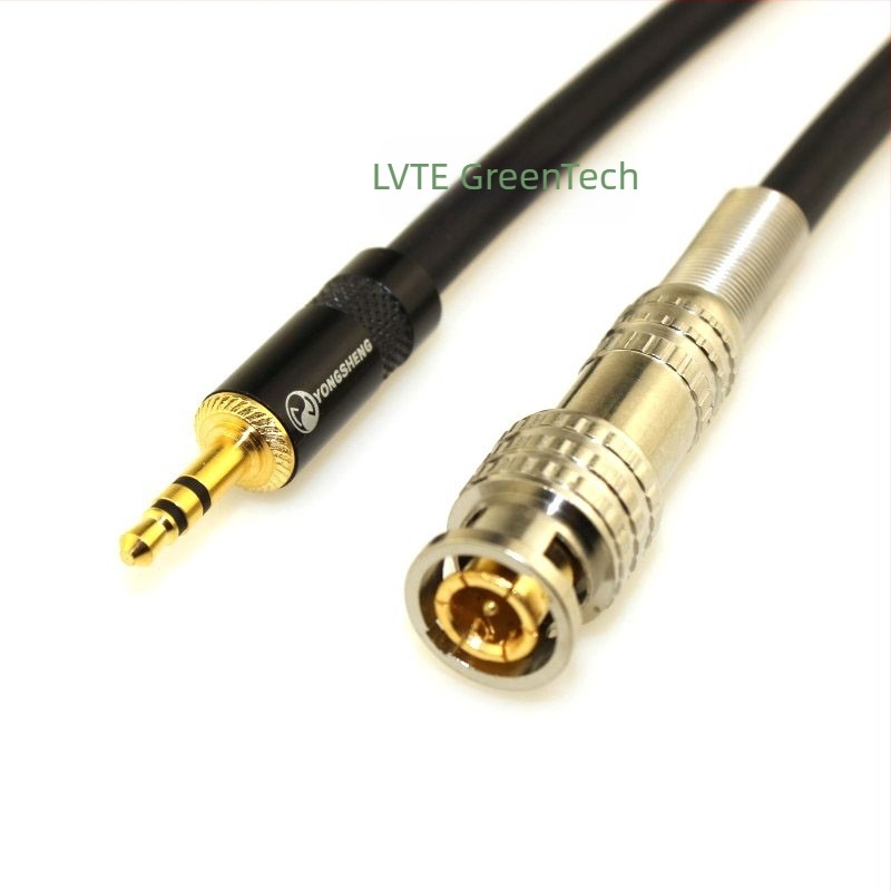 3,5 mm-es audio kábel Q9 BNC-re – adapter fejhallgatóhoz BNC DVR-hez/monitorhoz és hangszórókhoz
