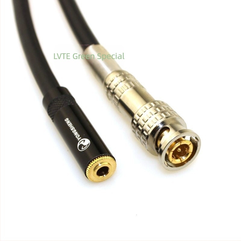 3,5 mm-es audio kábel Q9 BNC-re – adapter fejhallgatóhoz BNC DVR-hez/monitorhoz és hangszórókhoz
