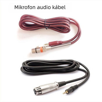 JPMIC XLR női to 3,5 mm mikrofonkábel, aranyozott, ónnal bevont rézmaggal, kondenzátor-mikrofonhoz