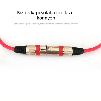 Cannon Audio Line: XLR balansált audio bővítőkábel, férfi – női, aranyozott réz vezetők