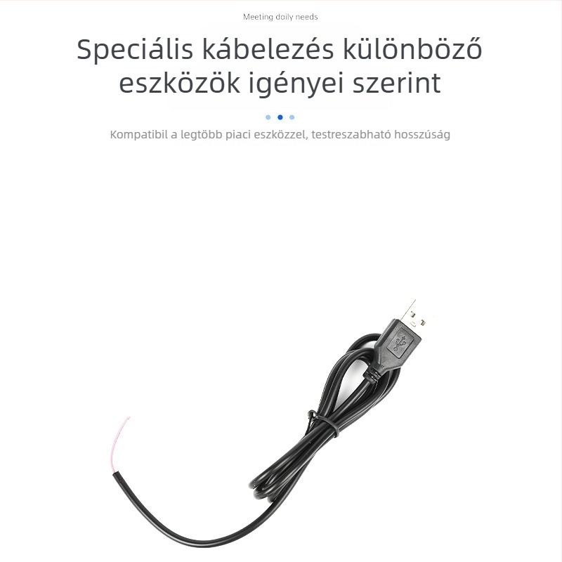Android USB adapter kábel tápegységhez, egyfejű elosztó (Modell: USB single-head distribution line; Márka: Source One Technology; Feldolgozás: OEM; 1 éves csere minőségi problémák esetén; Piaci bevezetés ideje: 2023 tavasza)