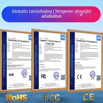 USB4 Type-C adatkábel, 240W gyors töltés, szövött kivitel, teljes USB4 funkció