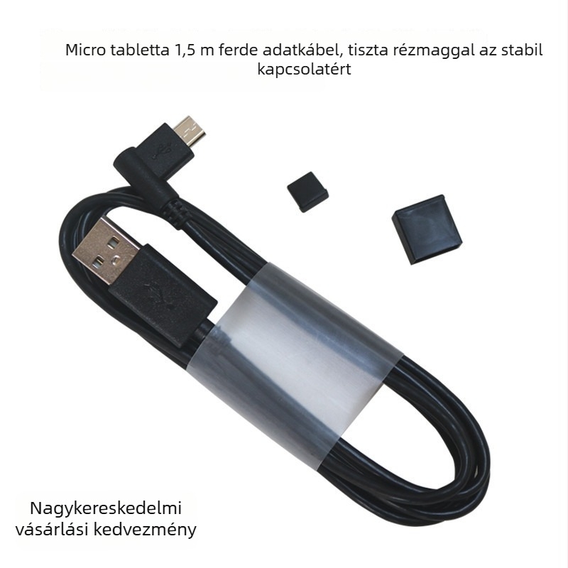 mokuqi 90 fokos USB adatkábel Wacom táblagépekhez, USB–Micro-B, 1,5 m