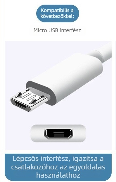 Xiaomi megfigyelő kamera Type-C töltő- és adatkábel, 1–2 m, fehér PVC