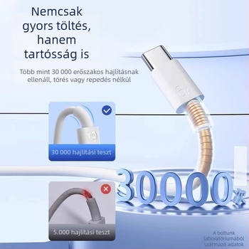 Type-C adatkábel Huawei készülékekhez, gyors töltés