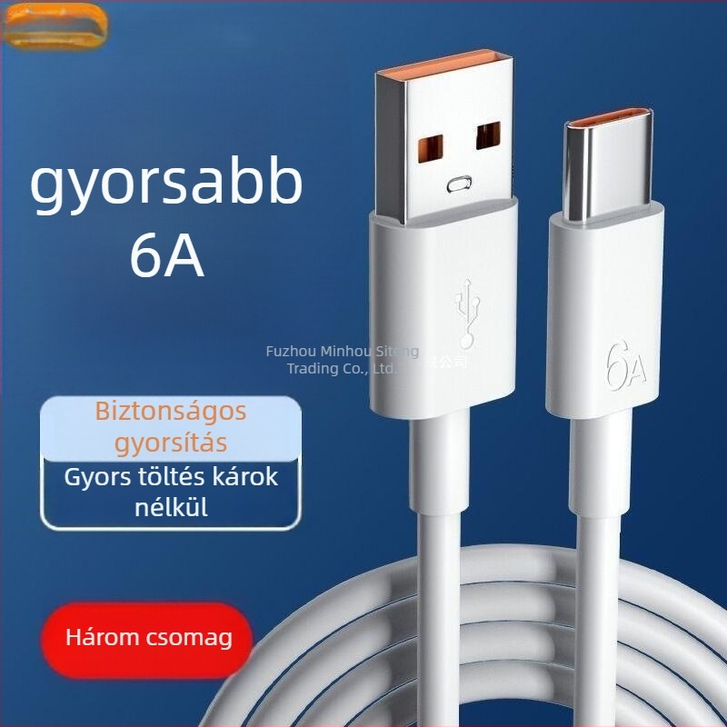 Type-C adatkábel Huawei készülékekhez, gyors töltés