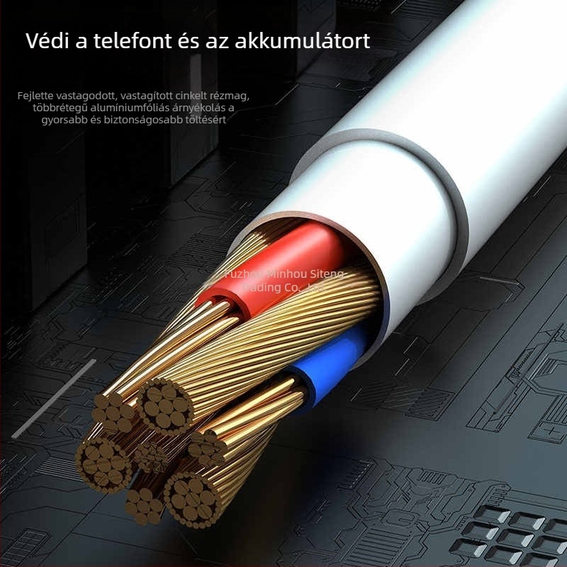 Type-C adatkábel Huawei készülékekhez, gyors töltés