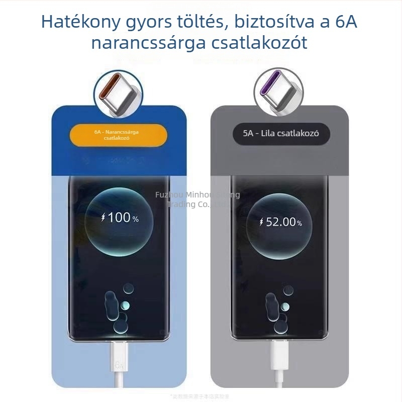 Type-C adatkábel Huawei készülékekhez, gyors töltés