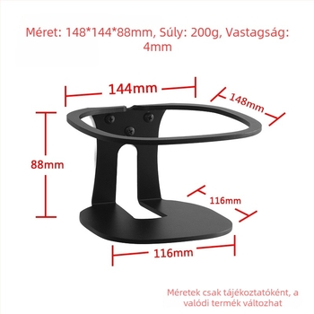 Fémből készült falra szerelhető tartó SONOS One SL/PLAY:1-hez felújított Ethernet porttal