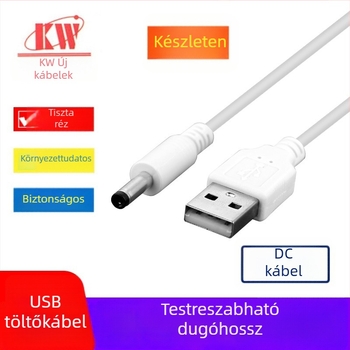 Asztali lámpa DC töltőkábel és kiegészítő világítással és szúnyogirtó vezetékekkel — Gold Line Wei; Modell DC charging line; Csatlakozás: Tápvezeték; Vezetőmag: ónosított réz; Vezető anyag: oxigénmentes réz