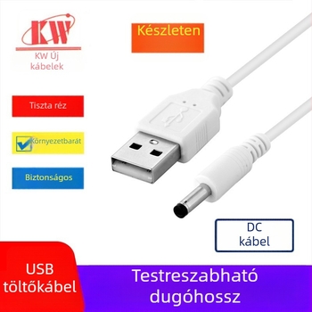 Asztali lámpa DC töltőkábel és kiegészítő világítással és szúnyogirtó vezetékekkel — Gold Line Wei; Modell DC charging line; Csatlakozás: Tápvezeték; Vezetőmag: ónosított réz; Vezető anyag: oxigénmentes réz